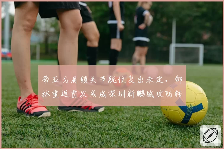 蒂亚戈肩锁关节脱位复出未定,郜林重返首发或成深圳新鹏城攻防转机?