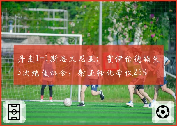 丹麦1-1斯洛文尼亚：霍伊伦德错失3次绝佳机会，射正转化率仅25%