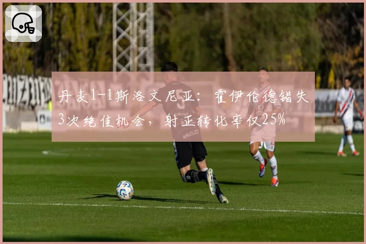 丹麦1-1斯洛文尼亚：霍伊伦德错失3次绝佳机会，射正转化率仅25%